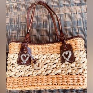 NEW - Never carried Brighton Summer Raffia Bucket Tote